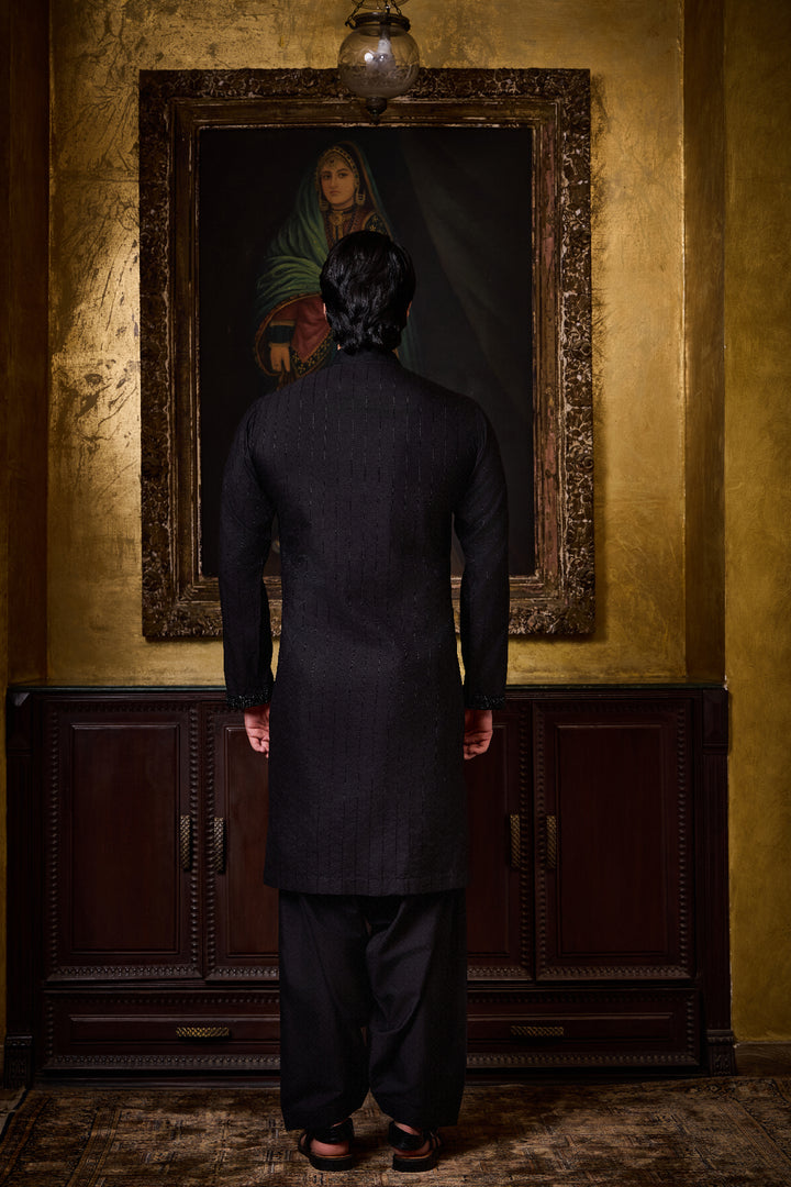 Black Kurta Set