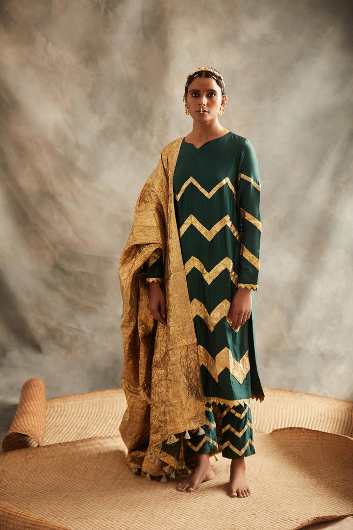 Haraa Panna Kurta Set