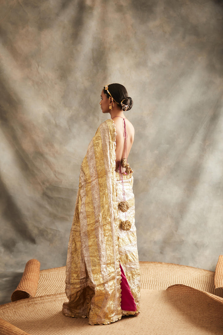 Sona Chandi Gulabi Saree