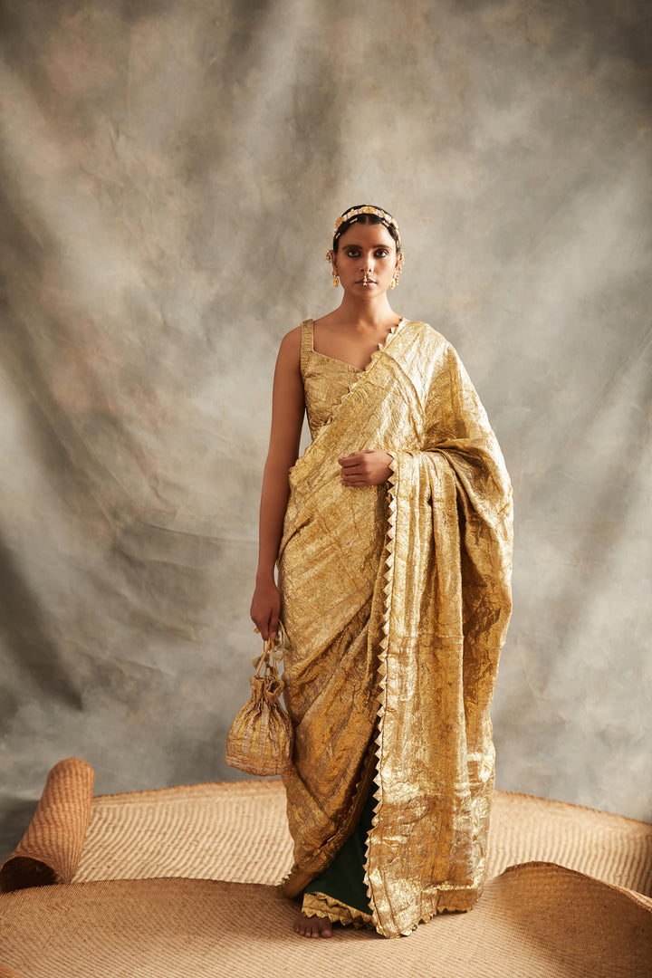 Sona Panna Saree