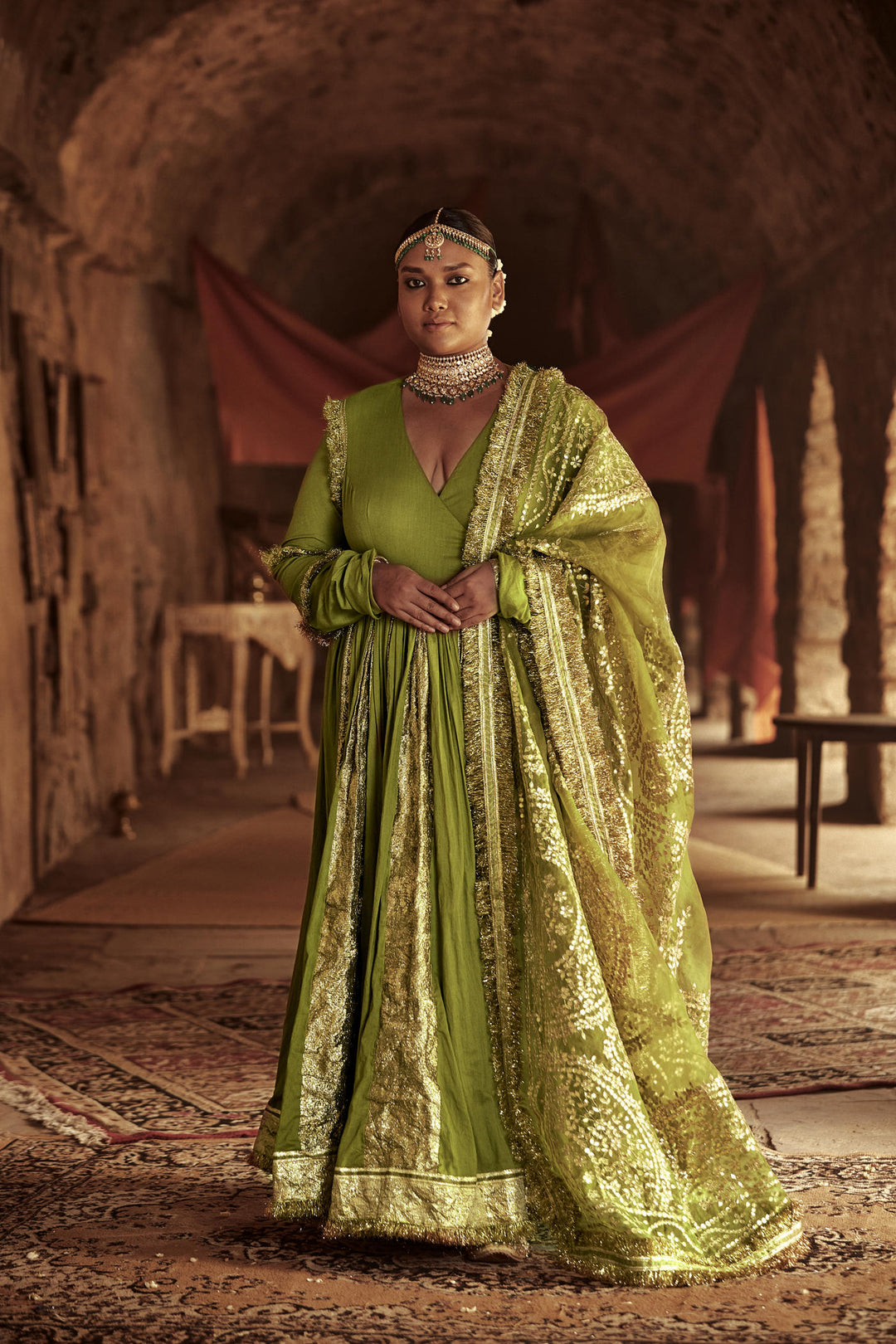 Taheera Angrakha Set