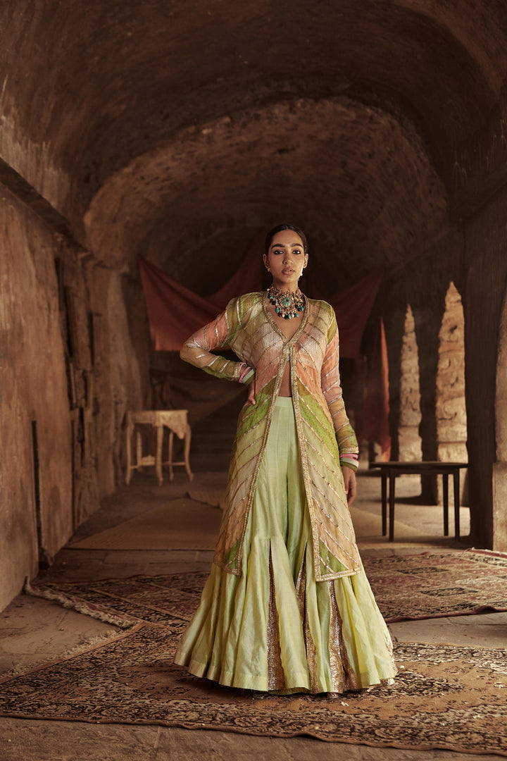 Umeed Sharara Jacket Set