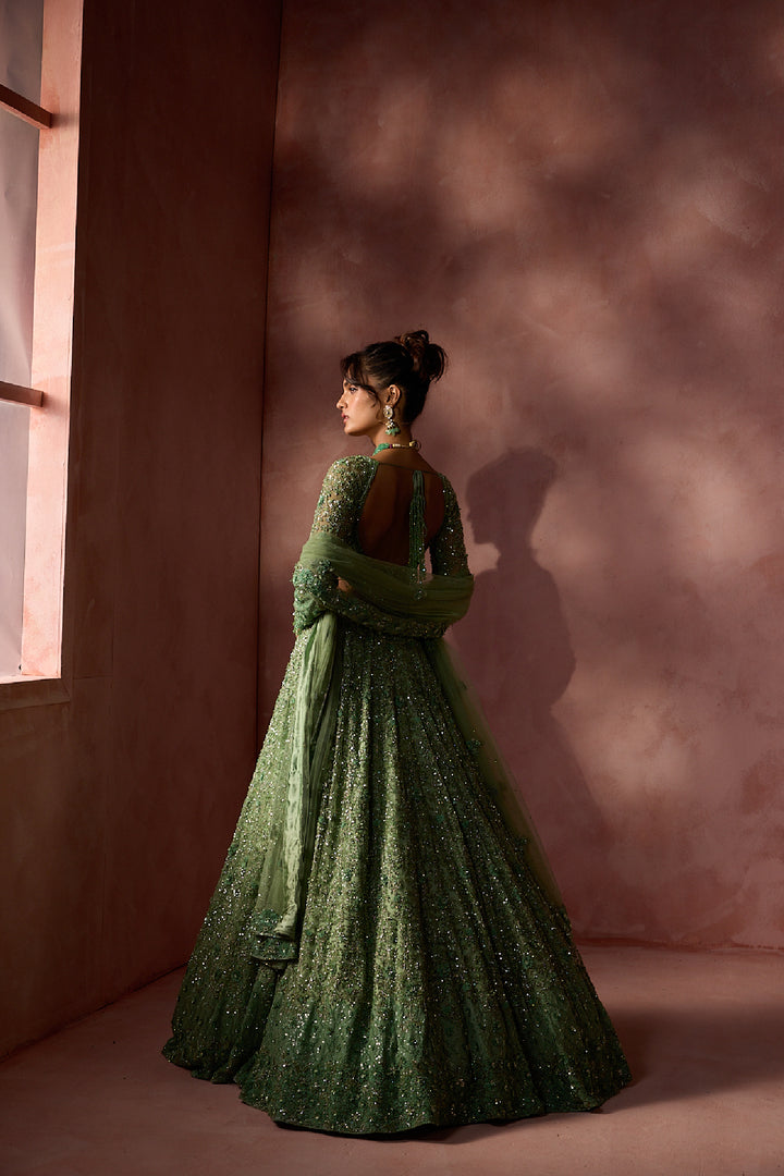 Sage Green Lehenga Set