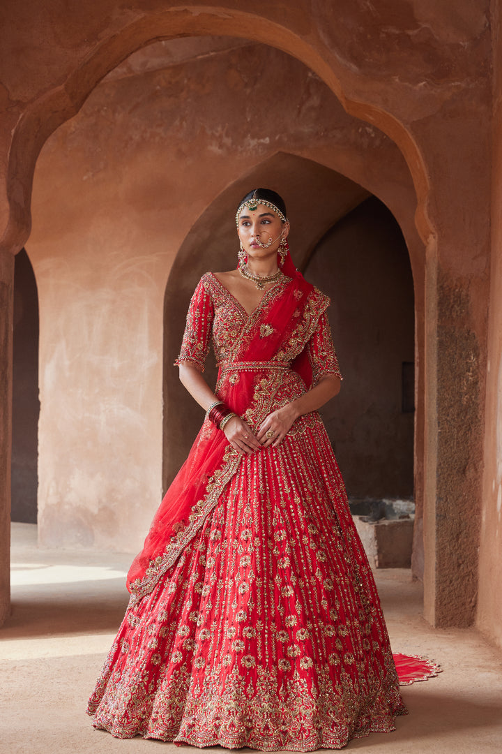 Sindoori Red Lehenga