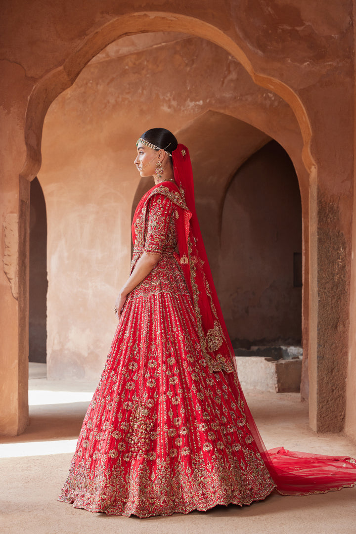 Sindoori Red Lehenga