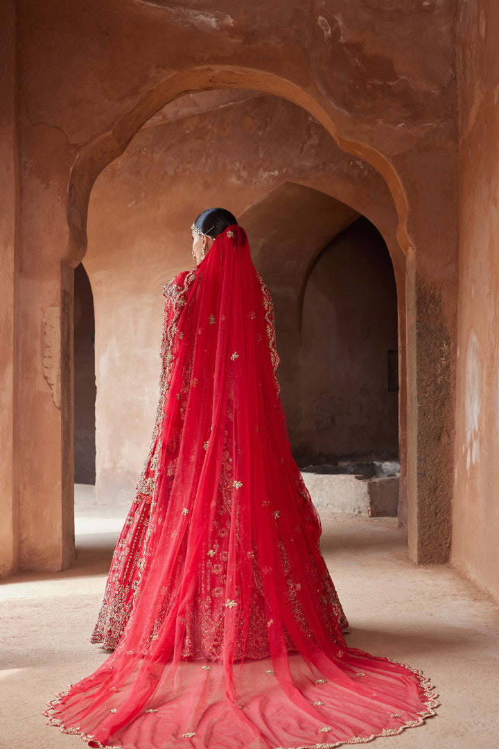 Sindoori Red Lehenga