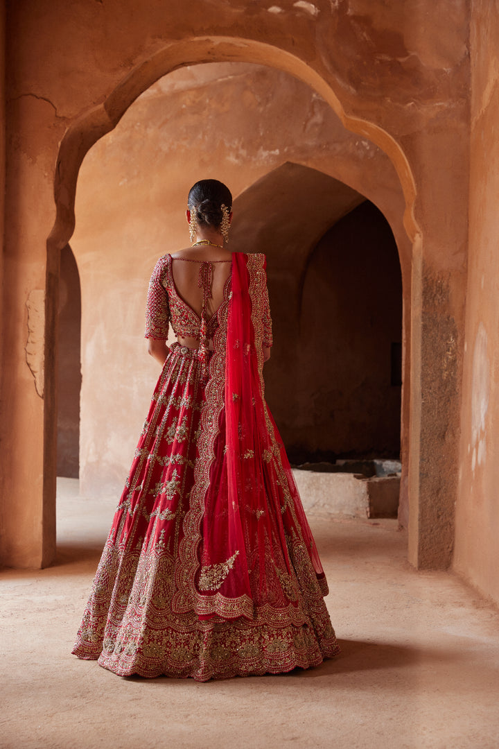 Scarlet Raagini Lehenga