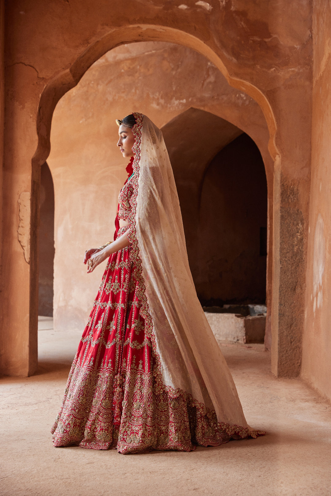 Scarlet Raagini Lehenga