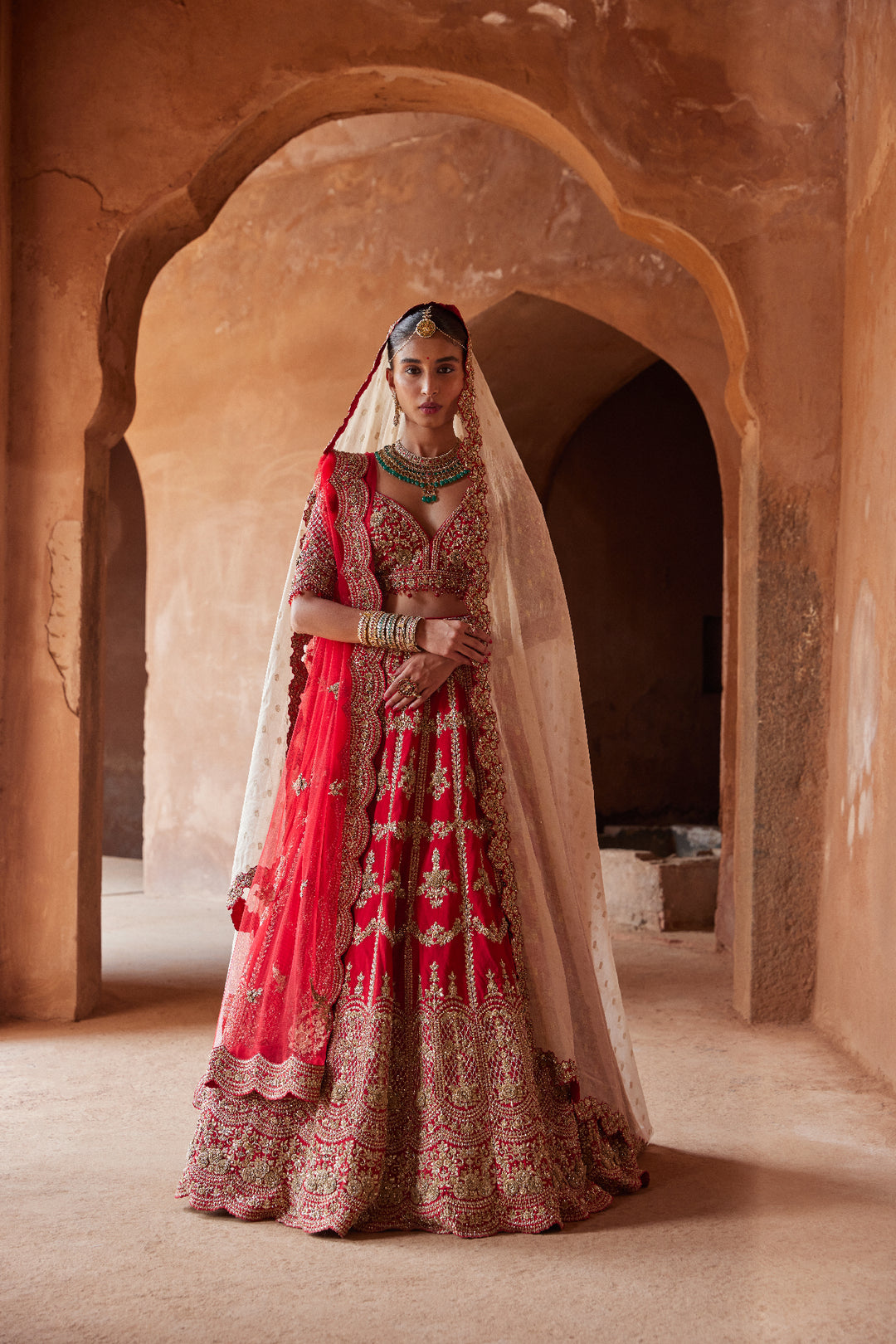 Scarlet Raagini Lehenga
