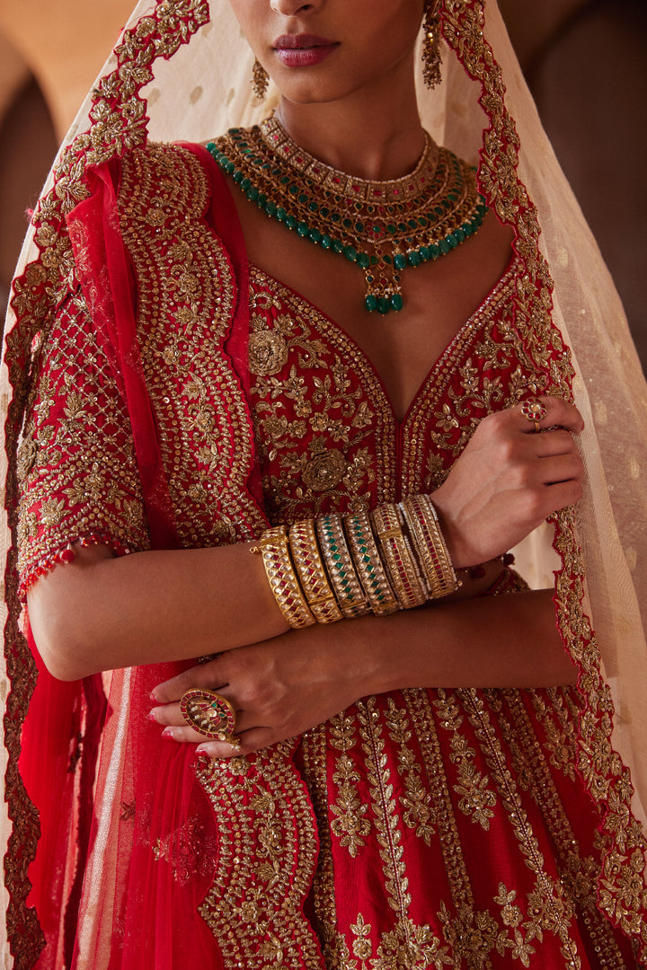 Scarlet Raagini Lehenga