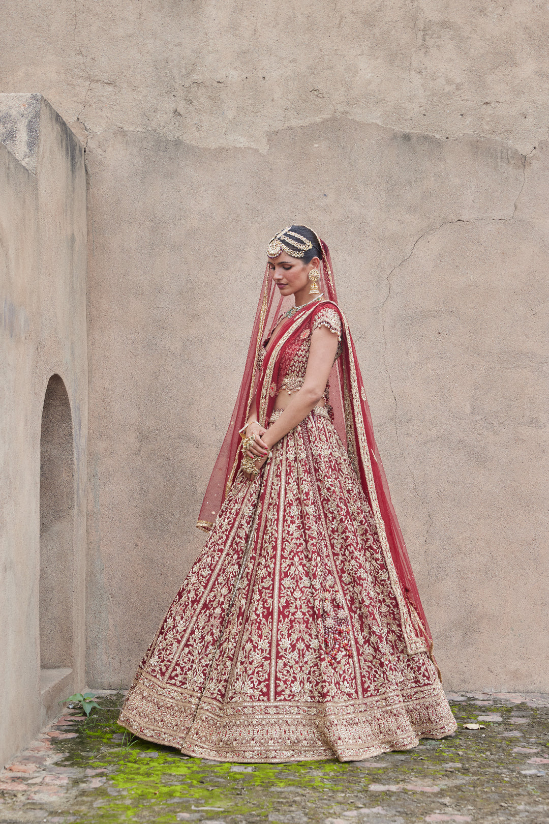 Velvet Zardozi Lehenga