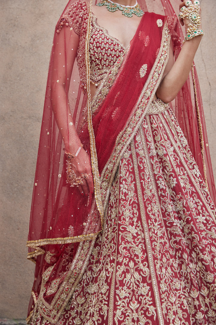 Velvet Zardozi Lehenga