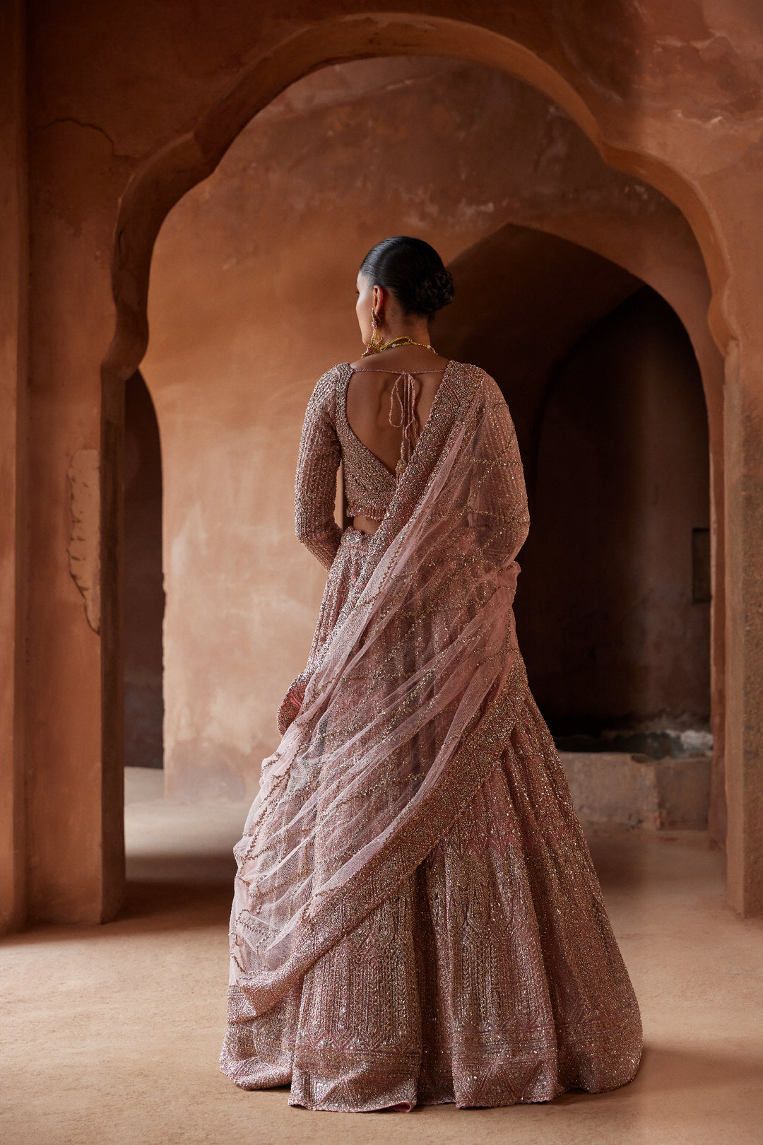 Rose Pink Koyal Lehenga