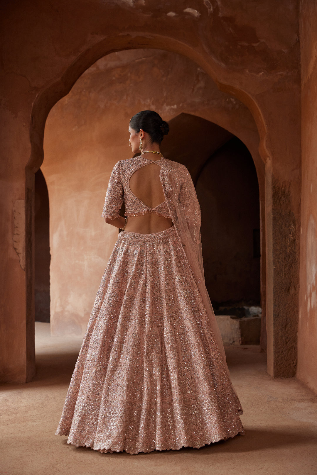 Blush Pink Nazm Lehenga