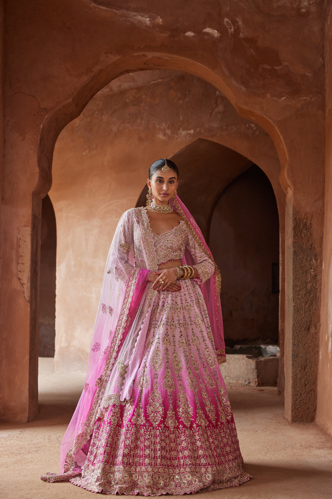 Ombré Dhwani Lehenga