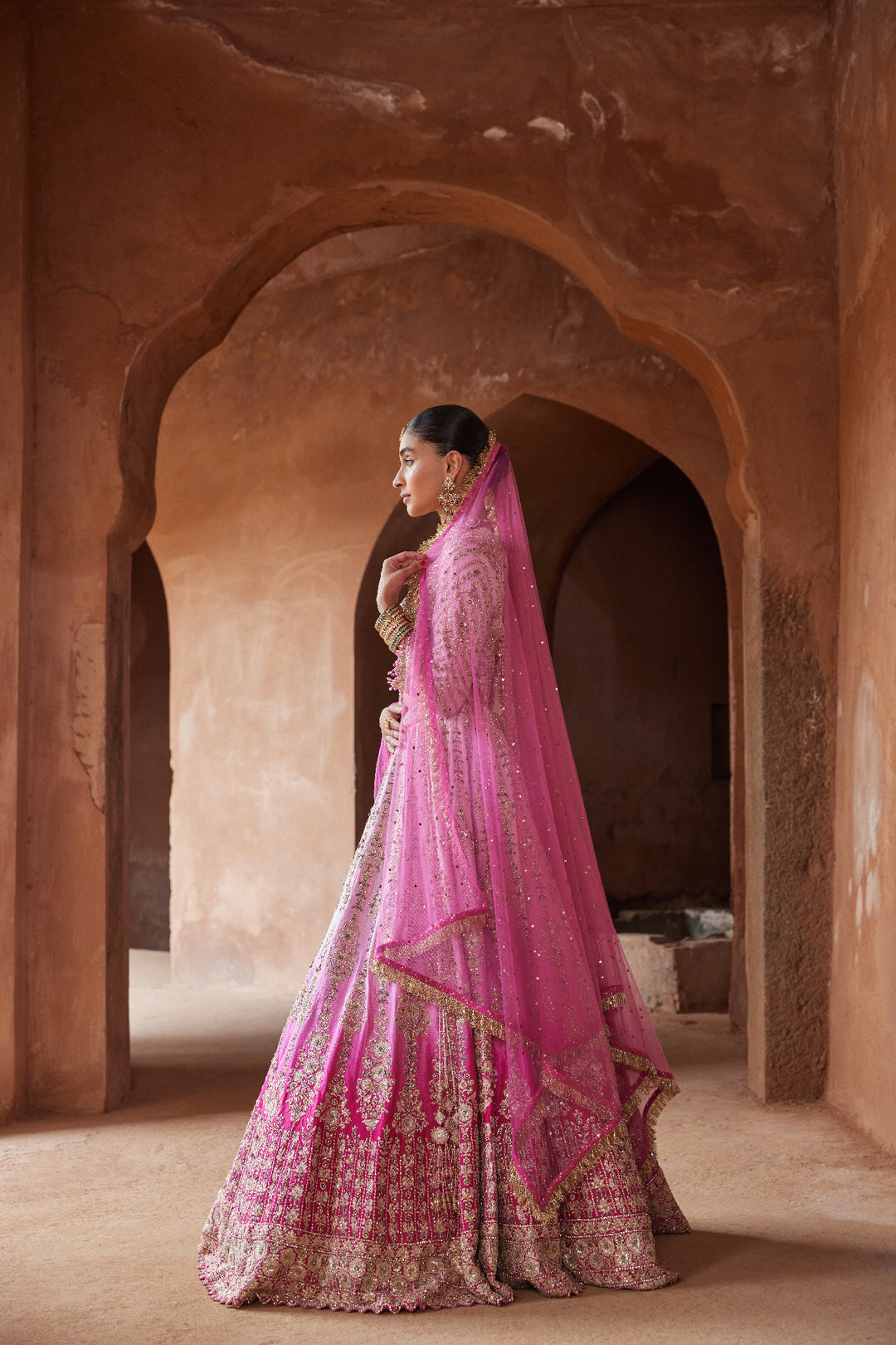 Ombré Dhwani Lehenga