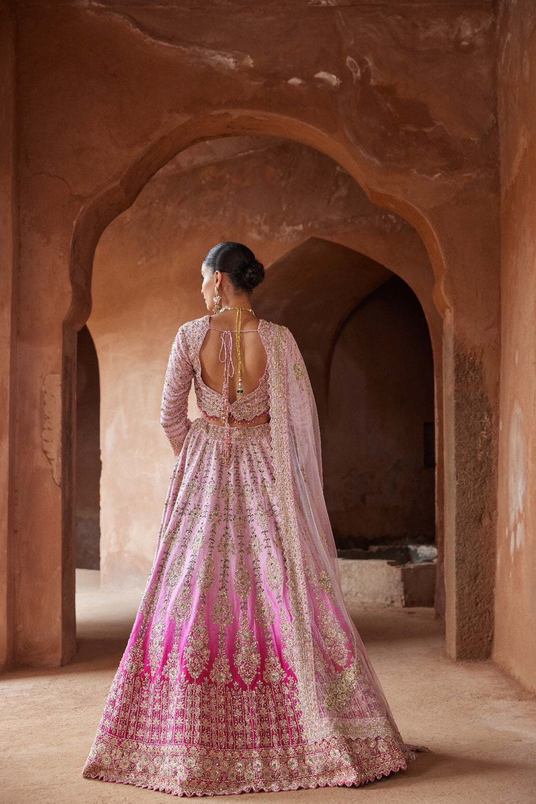 Ombré Dhwani Lehenga