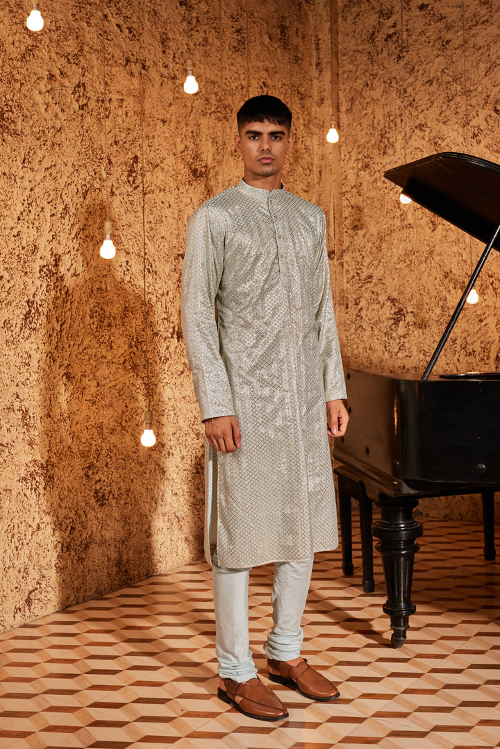 Aqua Kurta Set