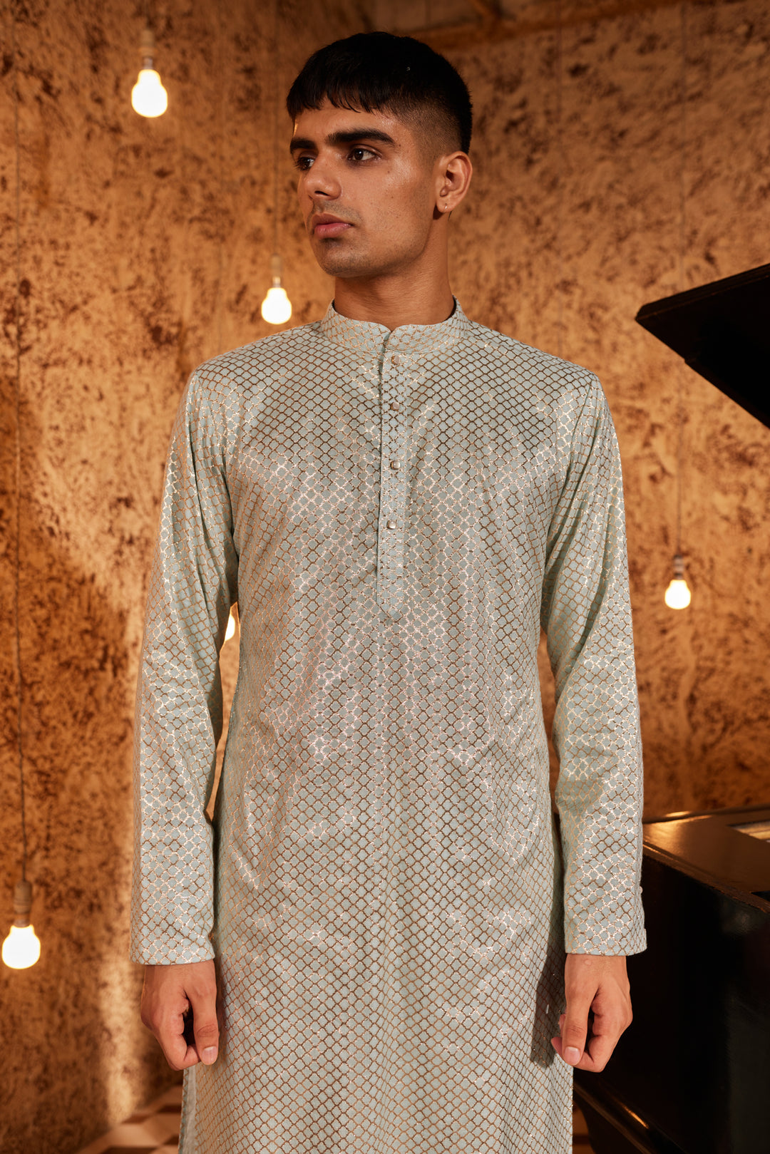 Aqua Kurta Set