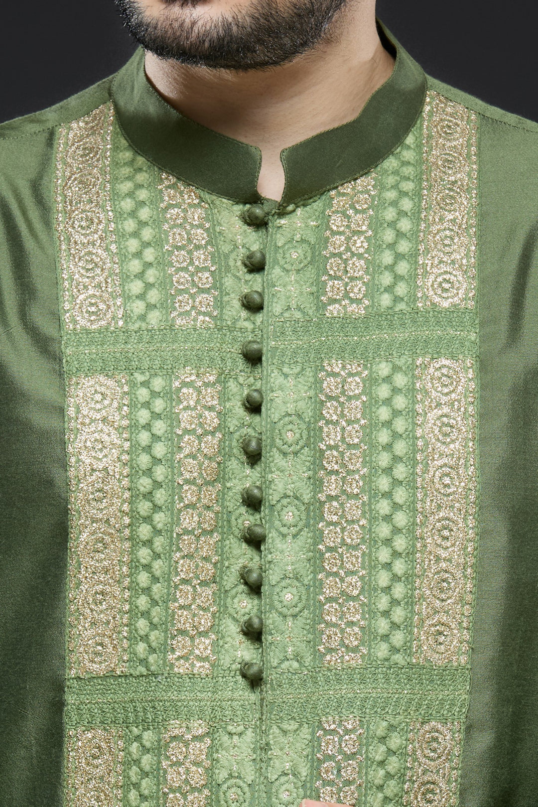 Emerald Green Velvet Jodhpur Jacket Set