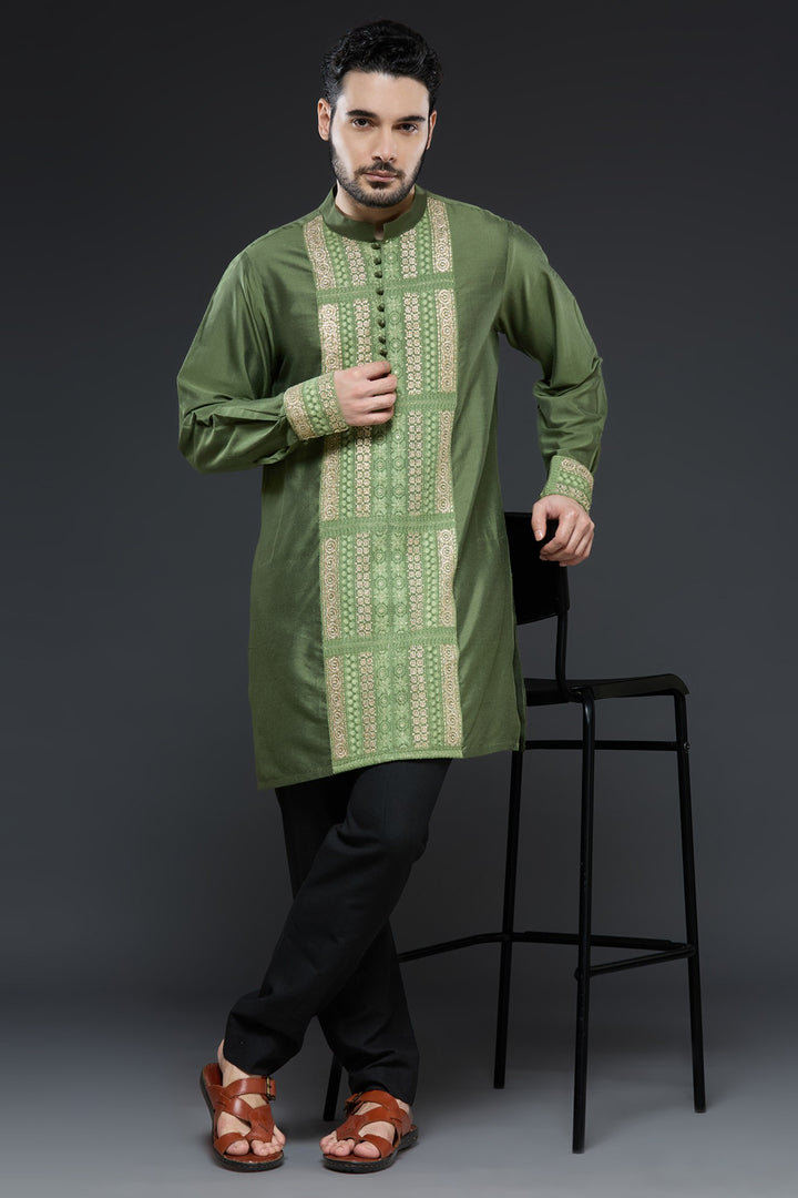 Emerald Green Velvet Jodhpur Jacket Set