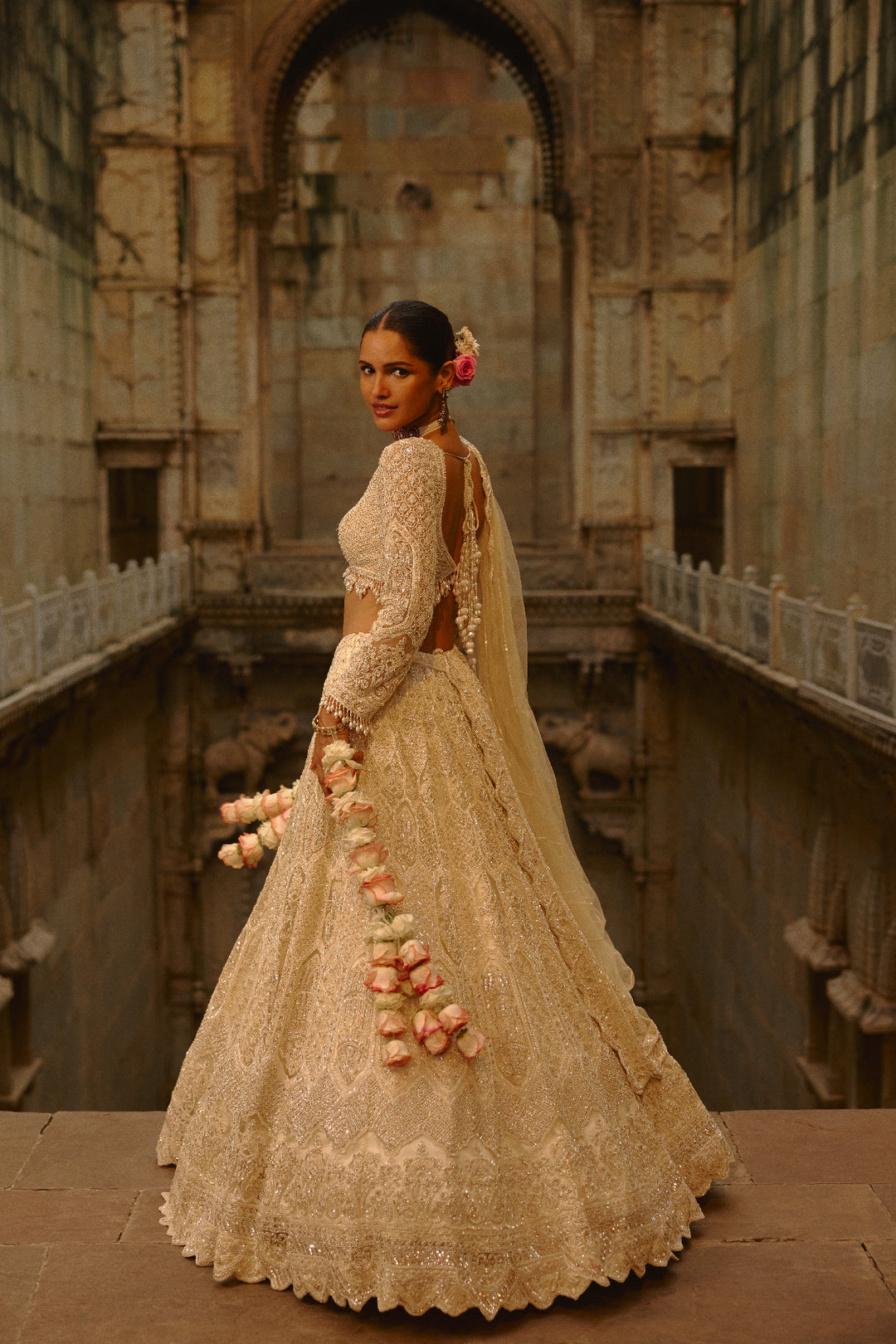 Ivory Noor Lehenga