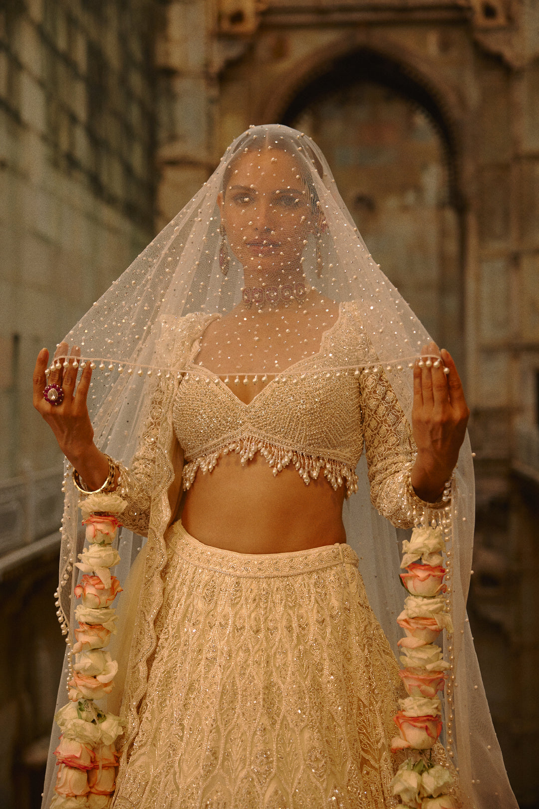 Ivory Noor Lehenga
