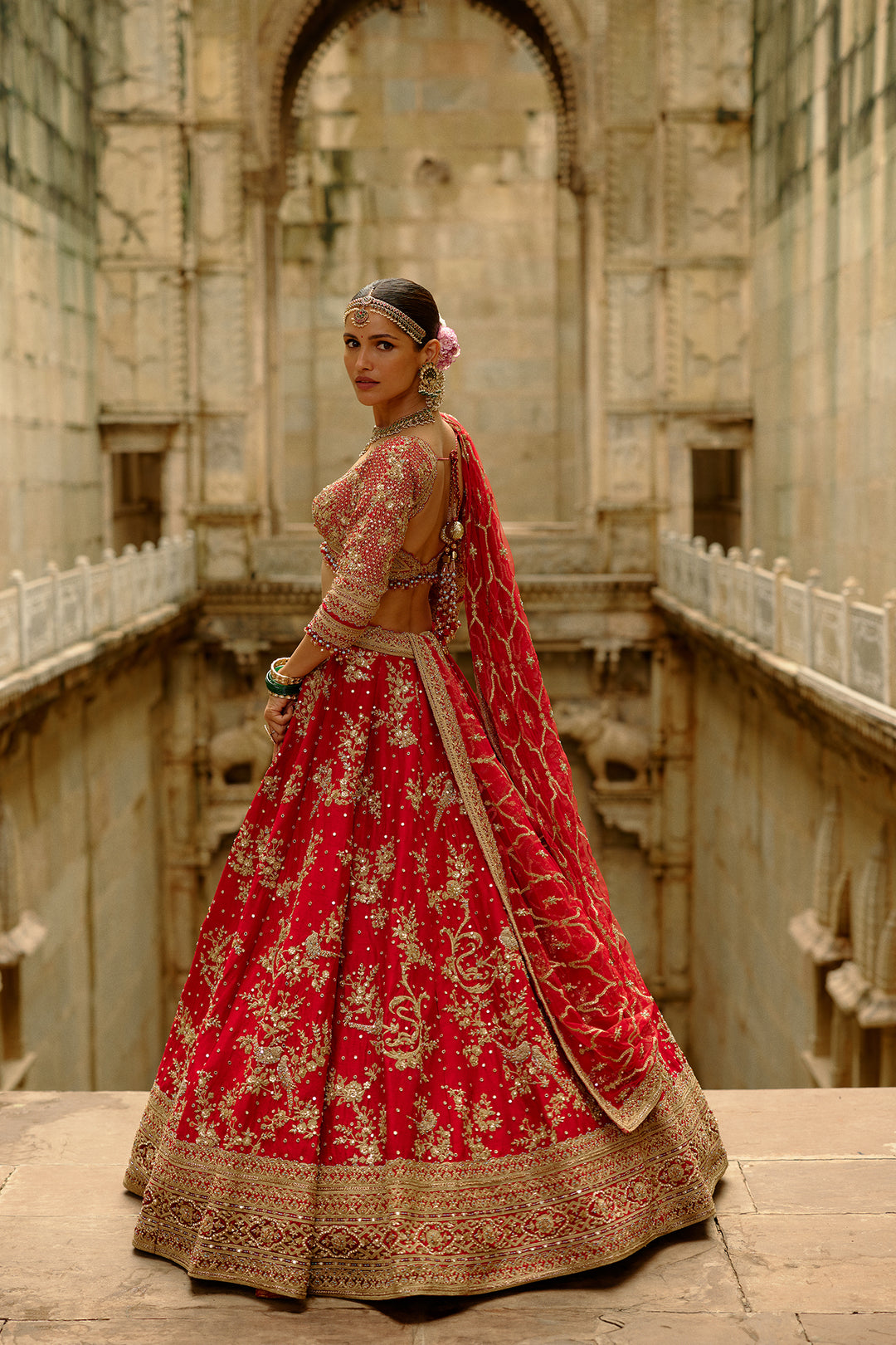 Reet Beadwork Lehenga