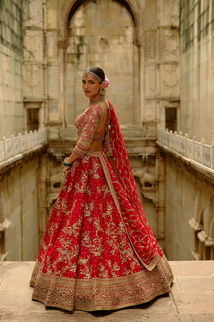 Reet Beadwork Lehenga