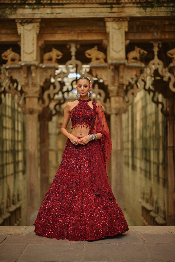 Burgundy Ruha Lenga