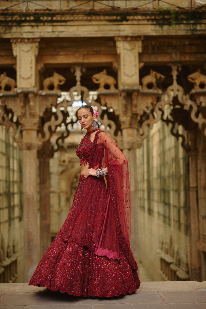 Burgundy Ruha Lenga