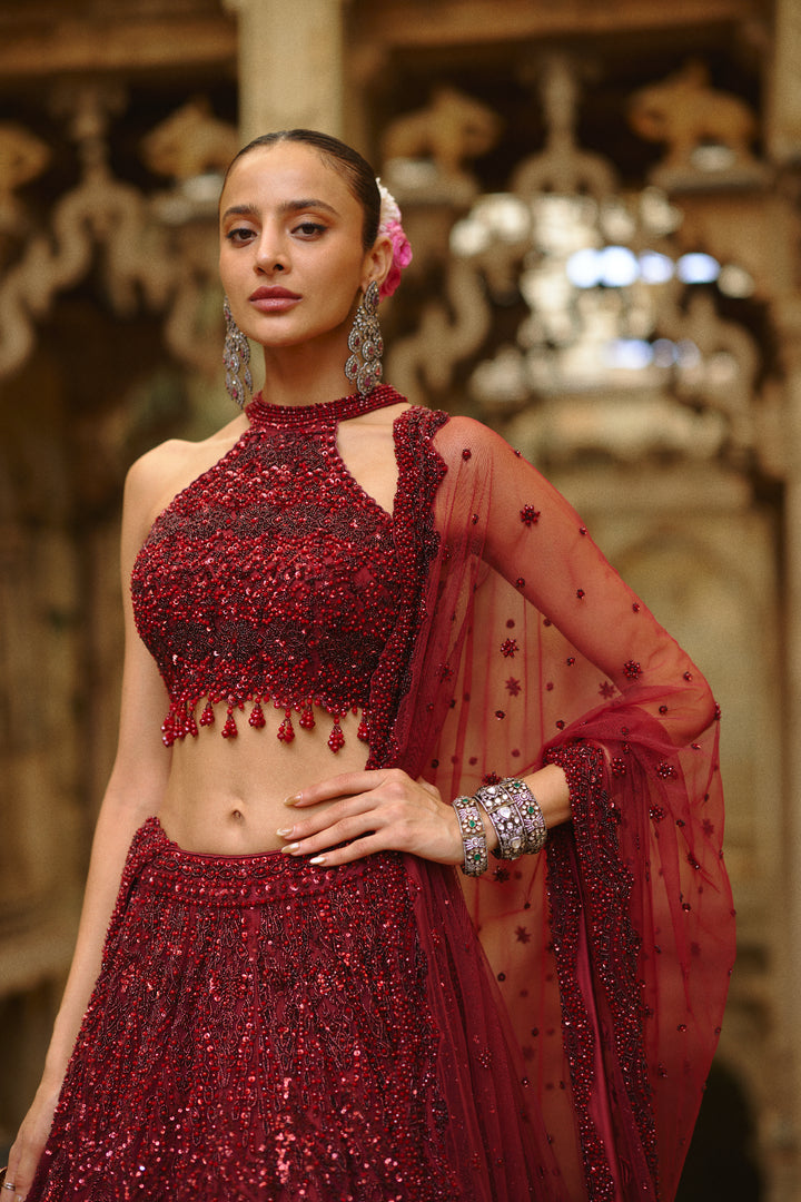 Burgundy Ruha Lenga