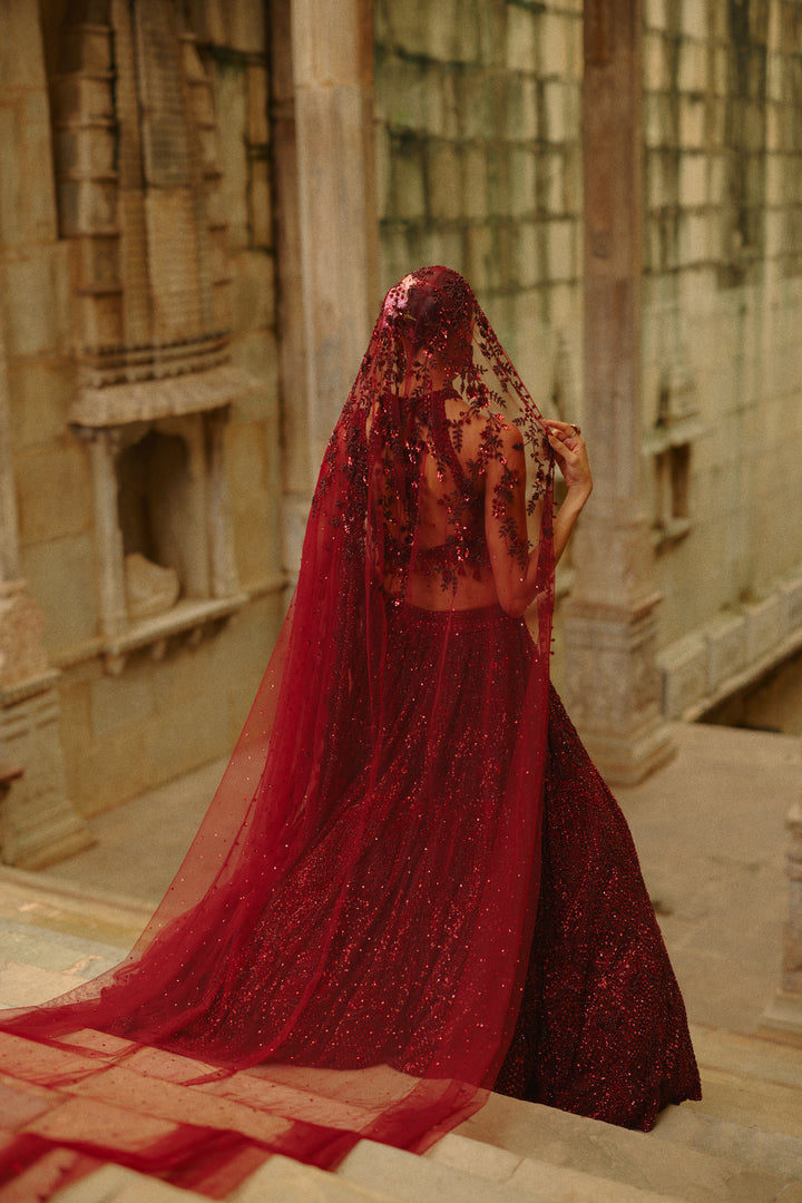 Burgundy Ruha Lenga