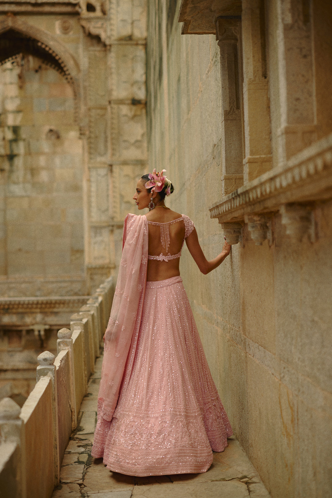 Pink Naza Lehenga