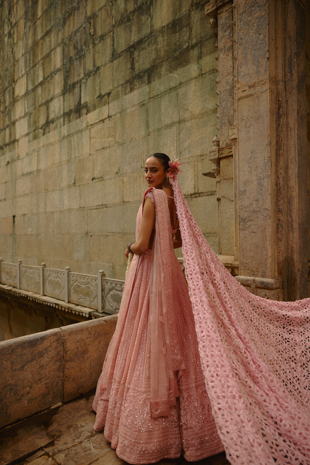 Pink Naza Lehenga
