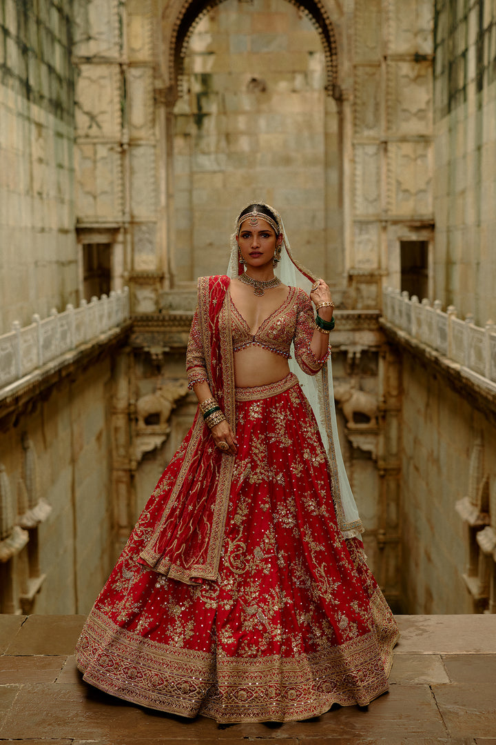 Reet Beadwork Lehenga