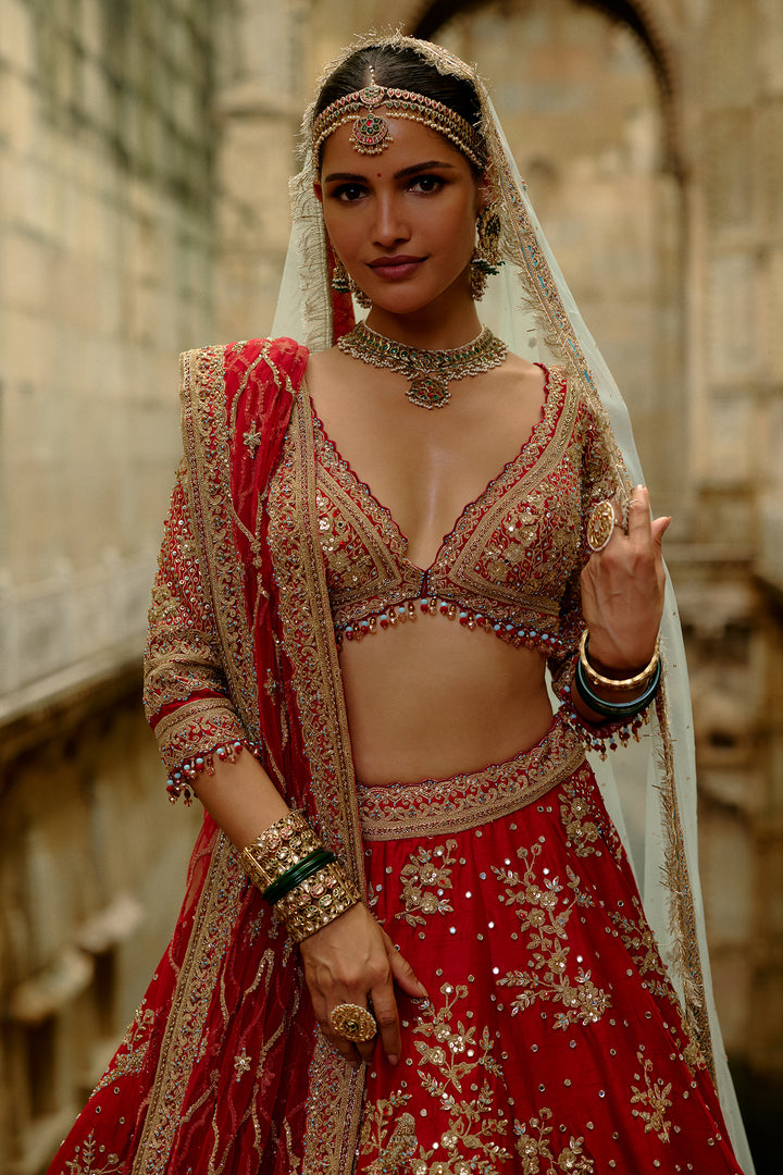 Reet Beadwork Lehenga