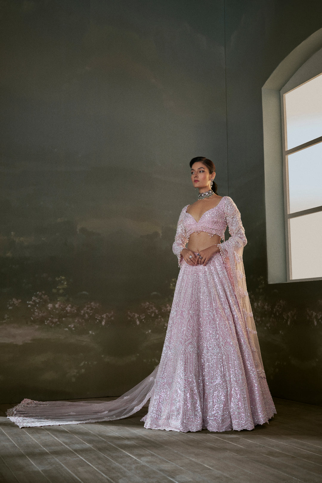 Pink Lehenga Choli Set