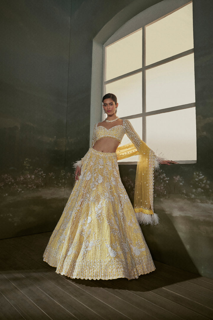 Yellow Lehenga Choli Set
