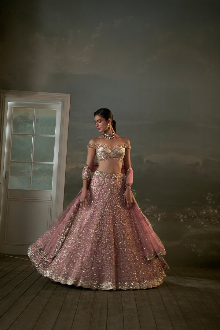 Old Rose Lehenga Choli Set