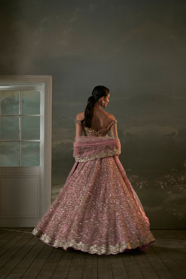 Old Rose Lehenga Choli Set