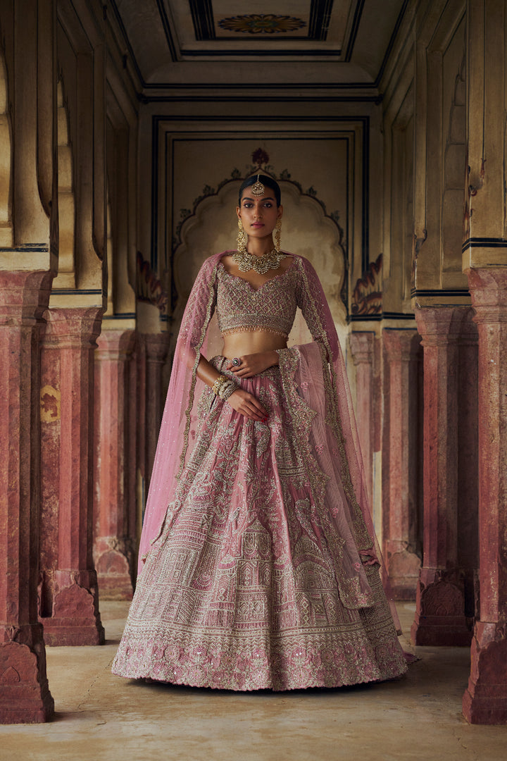 Blush Pink Mahi Lehenga