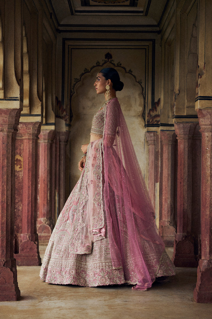 Blush Pink Mahi Lehenga