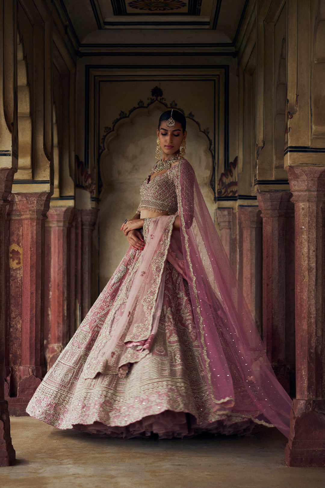 Blush Pink Mahi Lehenga