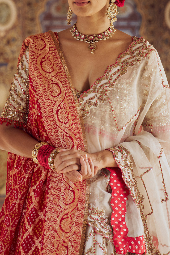 Ivory Aarzoo Lehenga