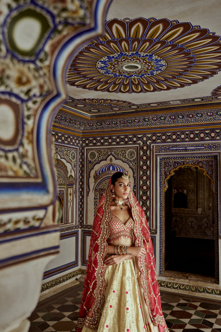 Gold Afsana Lehenga