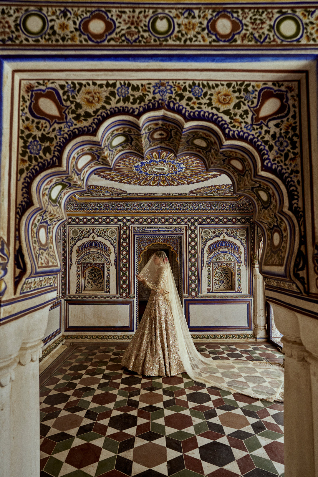 Champagne Sitara Lehenga