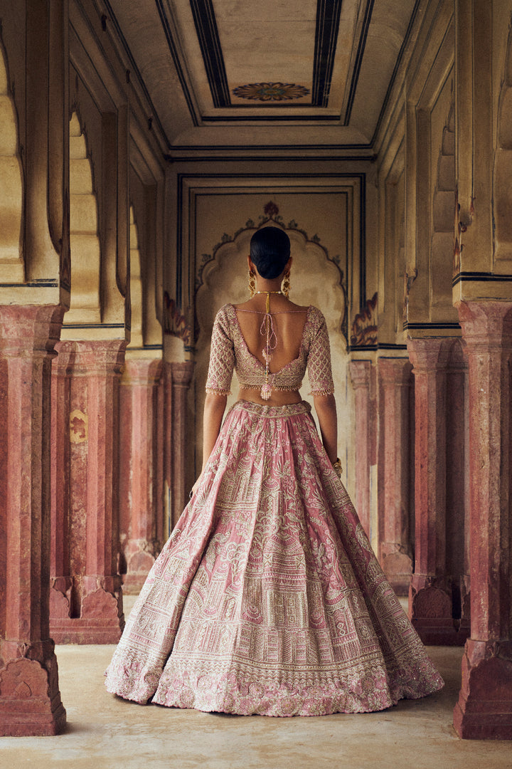 Blush Pink Mahi Lehenga