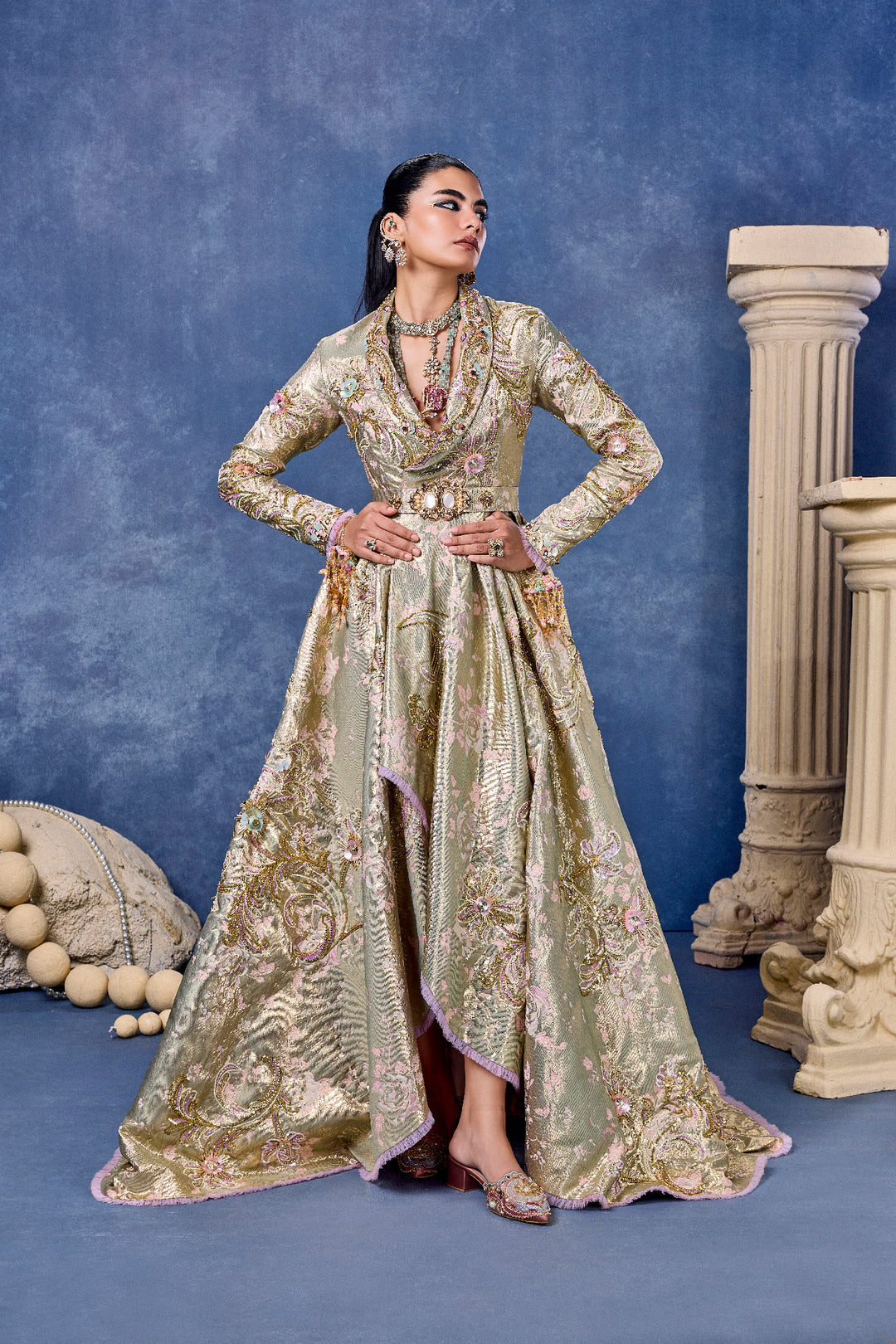 The Sacred Bouquet - Jacket Gown