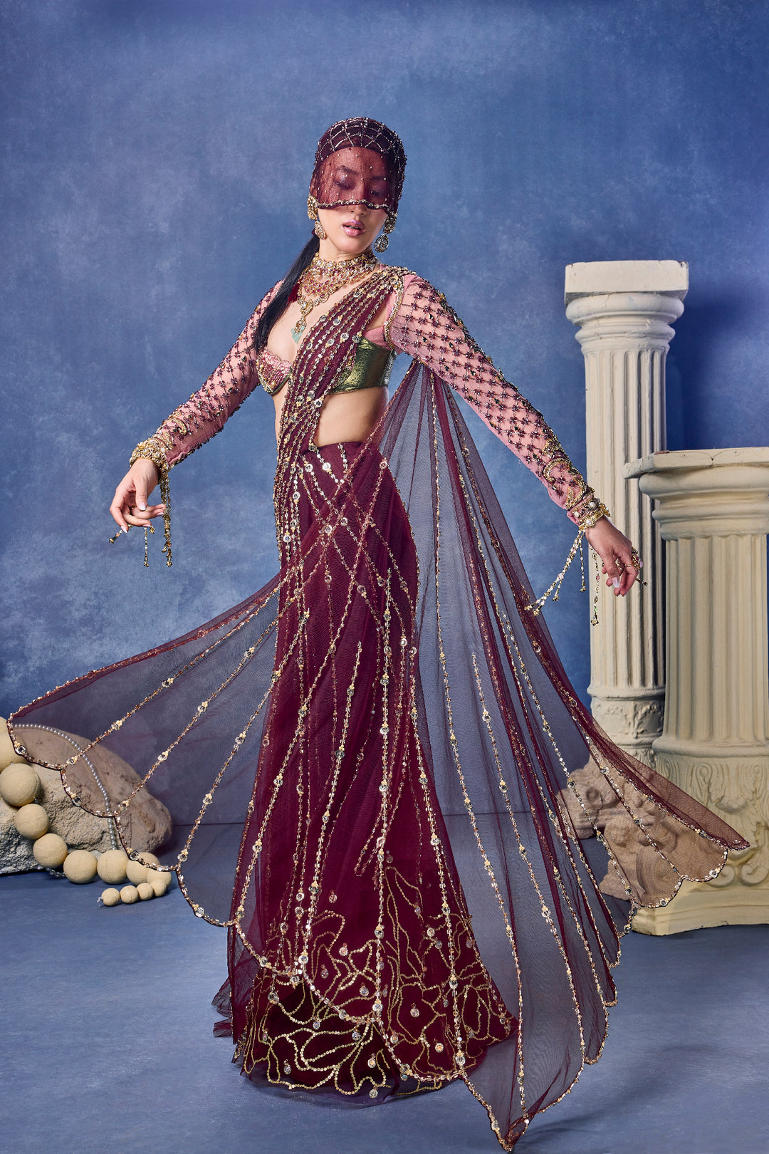 Wicked Temptation - Saree Set